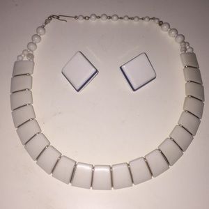 Vintage necklace and earrings set